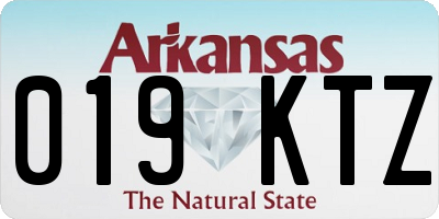AR license plate 019KTZ