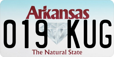 AR license plate 019KUG