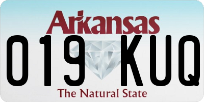 AR license plate 019KUQ