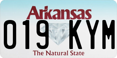 AR license plate 019KYM