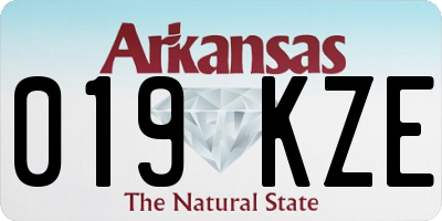 AR license plate 019KZE