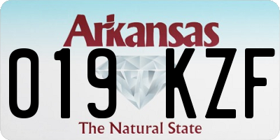 AR license plate 019KZF
