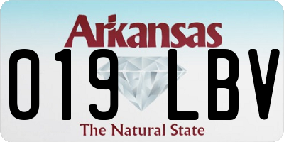 AR license plate 019LBV