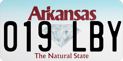 AR license plate 019LBY