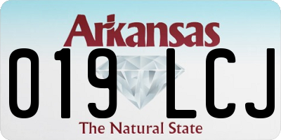 AR license plate 019LCJ