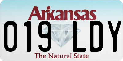 AR license plate 019LDY