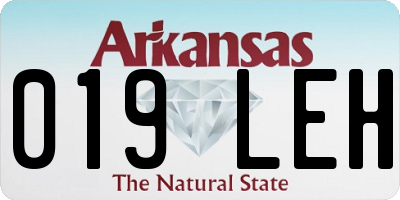 AR license plate 019LEH