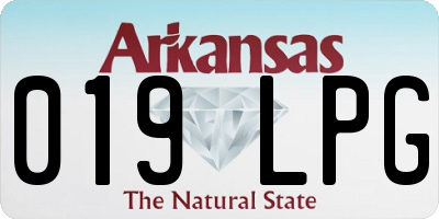 AR license plate 019LPG