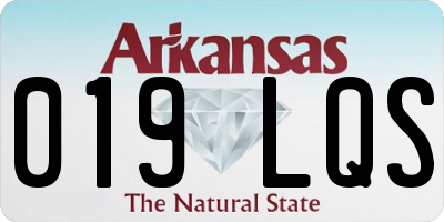 AR license plate 019LQS
