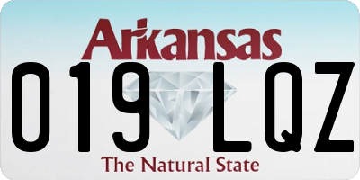 AR license plate 019LQZ