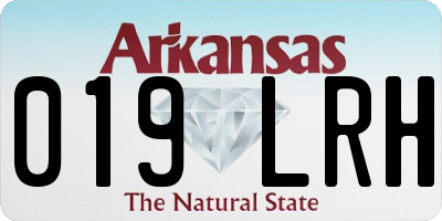 AR license plate 019LRH