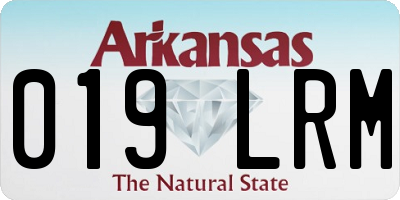 AR license plate 019LRM