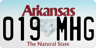 AR license plate 019MHG
