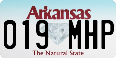 AR license plate 019MHP