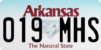 AR license plate 019MHS