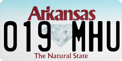 AR license plate 019MHU