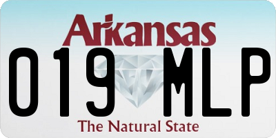 AR license plate 019MLP
