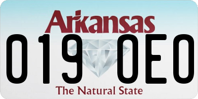 AR license plate 019OEO