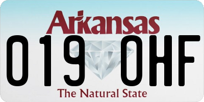 AR license plate 019OHF