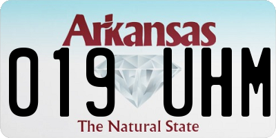 AR license plate 019UHM