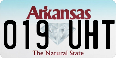 AR license plate 019UHT