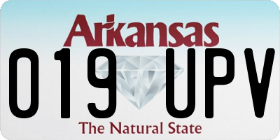 AR license plate 019UPV