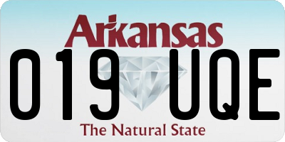 AR license plate 019UQE
