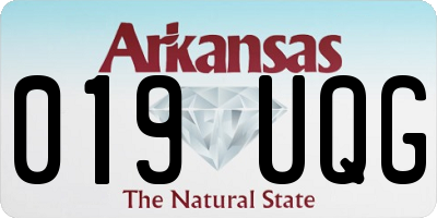 AR license plate 019UQG