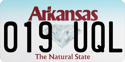 AR license plate 019UQL