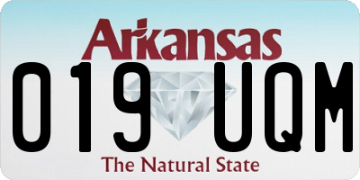 AR license plate 019UQM