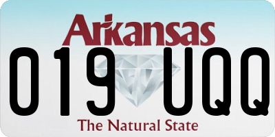 AR license plate 019UQQ