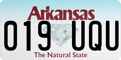 AR license plate 019UQU