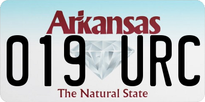 AR license plate 019URC