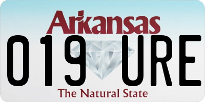 AR license plate 019URE