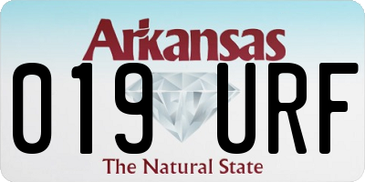 AR license plate 019URF