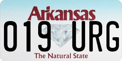 AR license plate 019URG