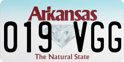 AR license plate 019VGG