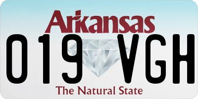 AR license plate 019VGH