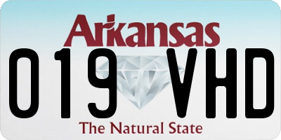 AR license plate 019VHD