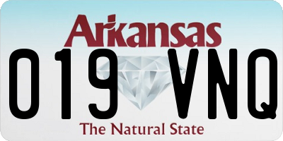 AR license plate 019VNQ