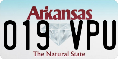 AR license plate 019VPU