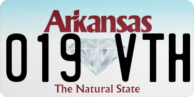 AR license plate 019VTH
