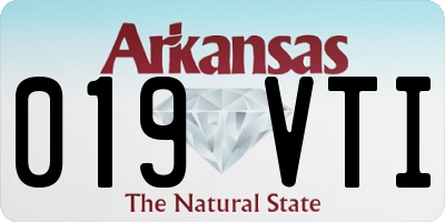AR license plate 019VTI
