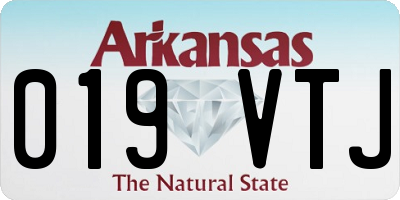AR license plate 019VTJ