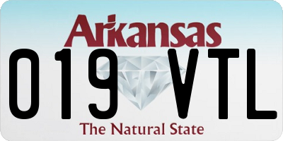 AR license plate 019VTL