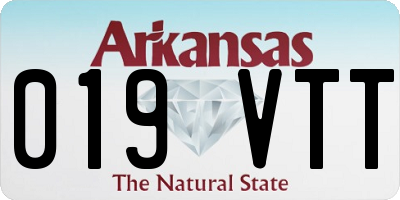 AR license plate 019VTT