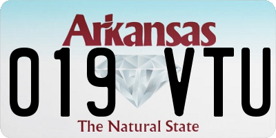 AR license plate 019VTU