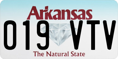 AR license plate 019VTV