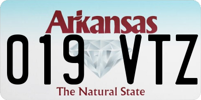 AR license plate 019VTZ