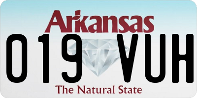 AR license plate 019VUH
